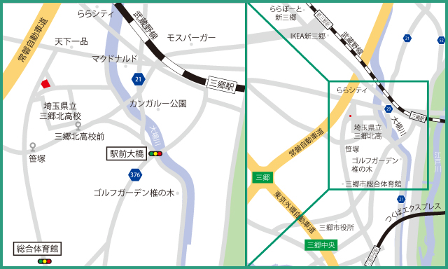交通アクセスマップ